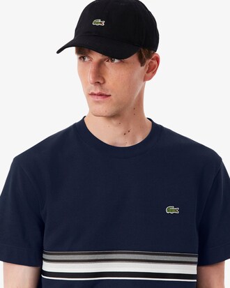 T-Shirt mit Streifenband, hergestellt in Frankreich