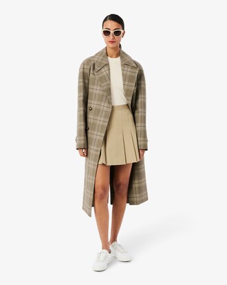 Rippstrickpullover aus Merinowolle mit kurzen Ärmeln