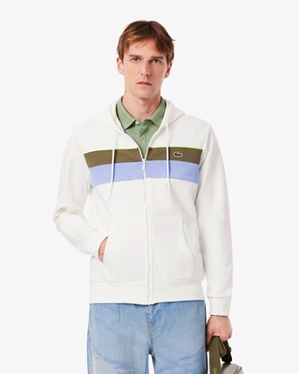 Colorblock-Hoodie mit Reißverschluss
