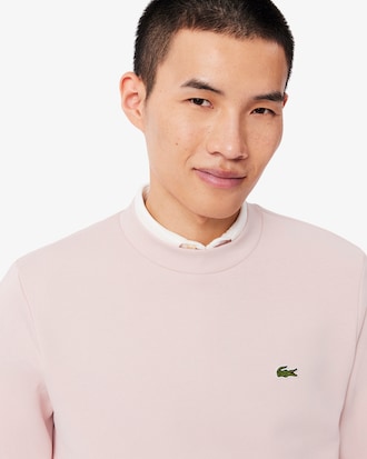 Sweatshirt aus Fleece mit Rundhalsausschnitt