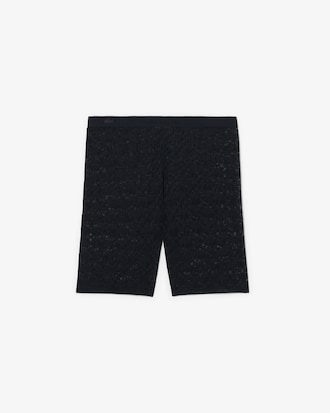 Radlerhose aus Spitze mit Logo-Bund