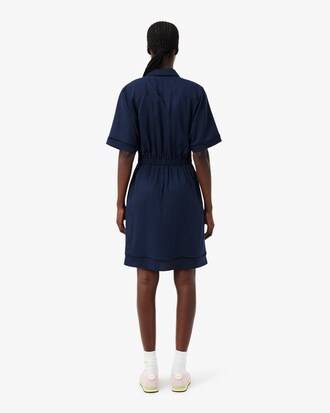 Hemdkleid aus flie&szlig;ender Leinenmischung