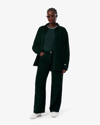 T-Shirt aus Jersey mit Kontrasteinfassung