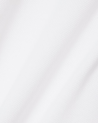 Polohemd aus Piqué mit gewelltem Kragen