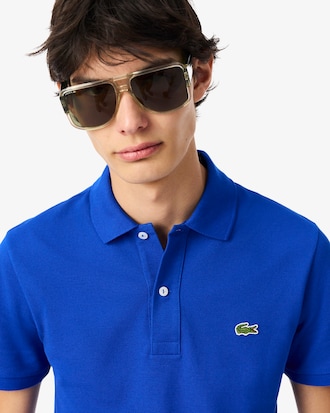 Slim Fit-Polohemd L.12.12 aus Piqu&eacute;