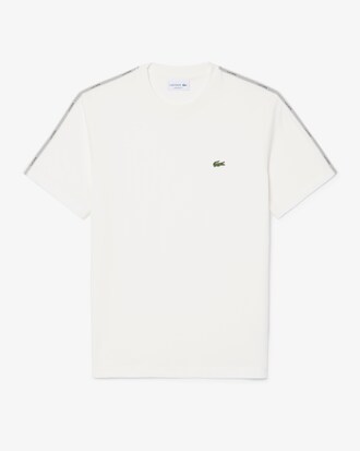 T-Shirt mit Branding-Streifenband