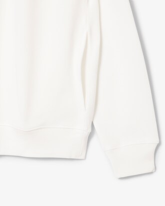 Sweatshirt aus Interlock mit hohem Kragen und Rei&szlig;verschluss