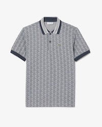 Classic Fit-Polohemd mit Monogramm aus Jacquard