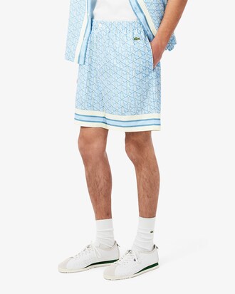 Leichte Shorts mit Monogramm-Druck
