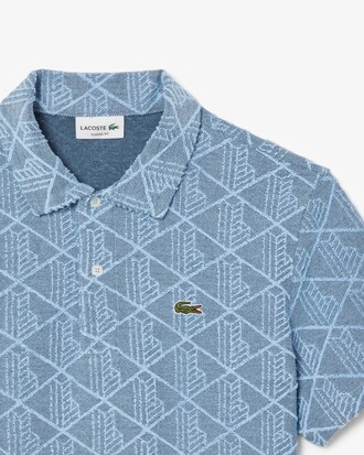 Classic Fit-Polohemd aus Frottee mit Monogramm