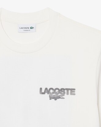 T-Shirt aus Jersey mit Tennis-Print