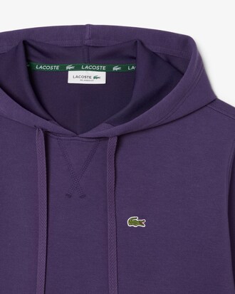 Hoodie aus Piqué