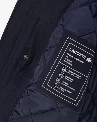 Bomberjacke aus wasserabweisendem Taft