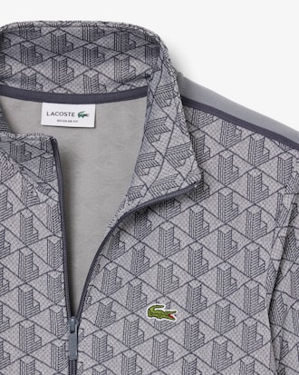 Track-Jacke Paris aus Jacquard mit Rei&szlig;verschluss