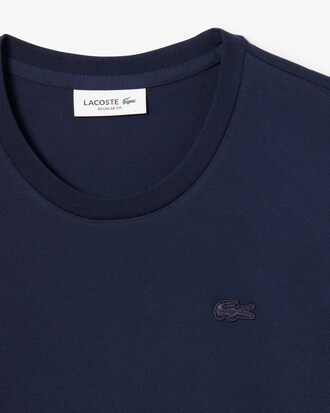 T-Shirt aus weicher Baumwolle mit Dreiviertelärmeln