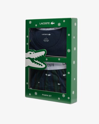 Pyjama-Set aus karierter Baumwolle