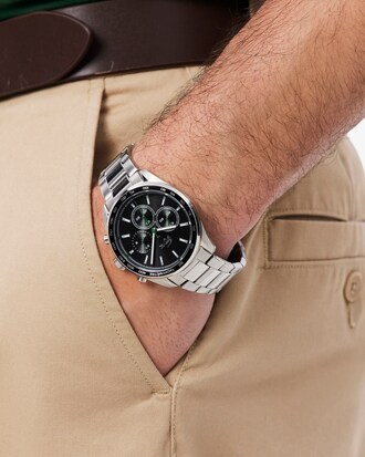 Edelstahl-Chronographenuhr Boston