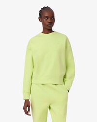 &Uuml;bergro&szlig;es Sweatshirt aus doppelseitigem Jersey