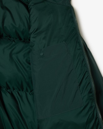 Relaxed Fit-Daunenjacken aus Wolle mit Kapuze