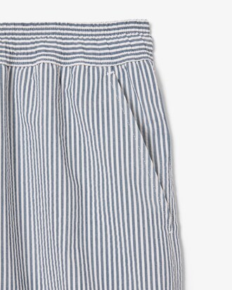 Halblange Badehose mit Strukturstreifen