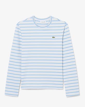 T-Shirt aus gestreiftem Jersey mit langen &Auml;rmeln