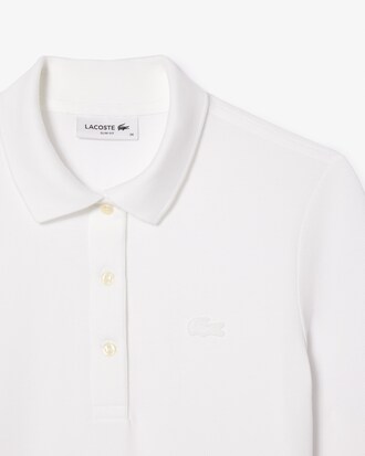 Slim Fit-Polohemd L.12.D mit Dreiviertelärmeln