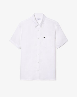 Leinenhemd mit kurzen &Auml;rmeln