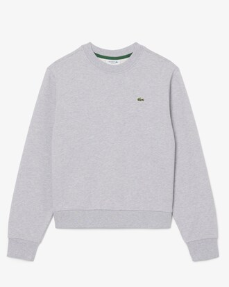 Relaxed Fit-Sweatshirt aus Fleece mit Rundhalsausschnitt