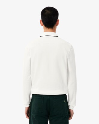 Regular Fit-Polohemd Paris mit langen &Auml;rmeln