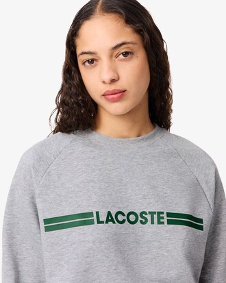 Loungewear-Sweatshirt aus Fleece mit Logo