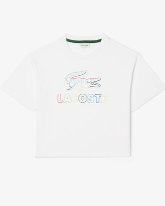 Oversized T-Shirt aus Baumwolle mit Print   