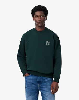 Sweatshirt aus Fleece mit Badge