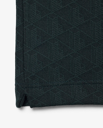 Classic Fit-Polohemd mit Monogramm aus Jacquard