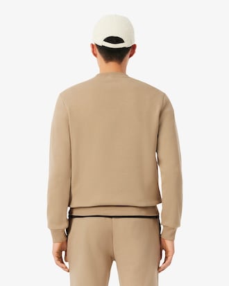 Sweatshirt aus Fleece mit Rundhalsausschnitt