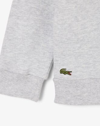 Unisex-Hoodie aus Fleece mit Krokodil