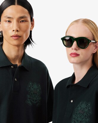 Loose Fit-Polohemd Runway aus Shield-Piqué