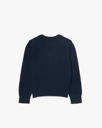 Pullover aus Baumwolle mit Rundhalsausschnitt