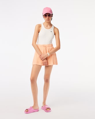 LACOSTE 12.12 GO Dreizeigeruhr aus champagnerfarbenem Silikon