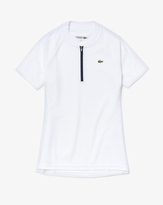 Damen LACOSTE SPORT Golf-Poloshirt mit Banana-Kragen