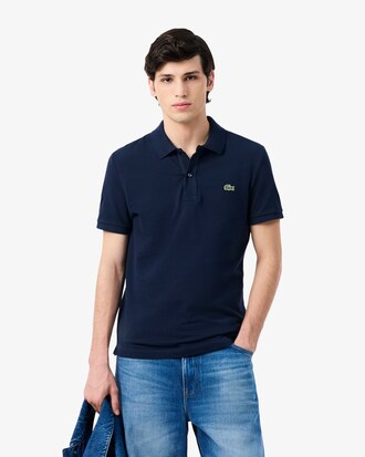 Slim Fit-Polohemd L.12.12 aus Piqu&eacute;