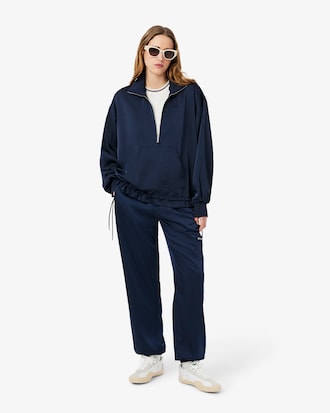 Französischer Pullover mit gesticktem Badge