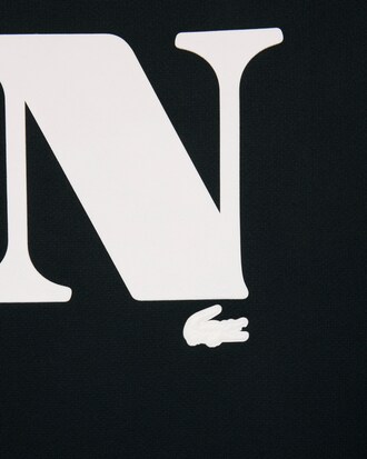 T-Shirt Runway aus grafischer Seide