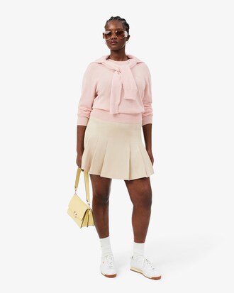 Pullover aus 3D-Strick mit Rundhalsausschnitt