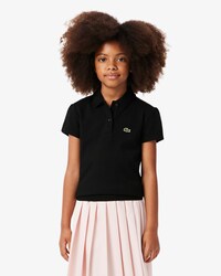 Polohemd aus Piqué mit gewelltem Kragen