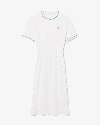 T-Shirt-Kleid mit Kontrasteinfassung aus Jersey