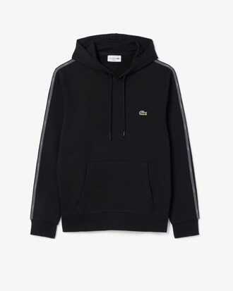 Hoodie mit Rei&szlig;verschluss und Logostreifen