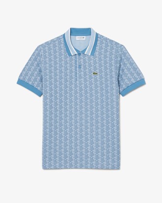 Classic Fit-Polohemd mit Monogramm aus Jacquard