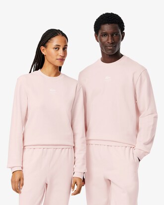 Sweatshirt aus Fleece mit Print