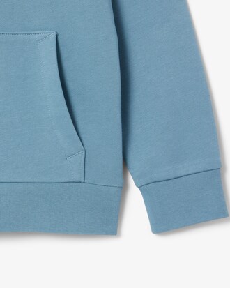 Hoodie aus Fleece mit Druck