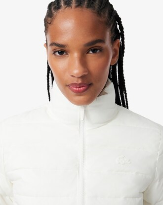 Water-Repellent Quilted Puffed Jacket